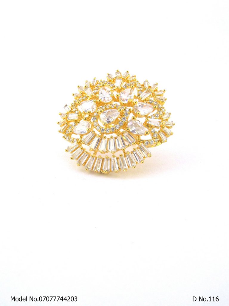 Trendy CZ Ring - Amaara World USA - SKU 7744203