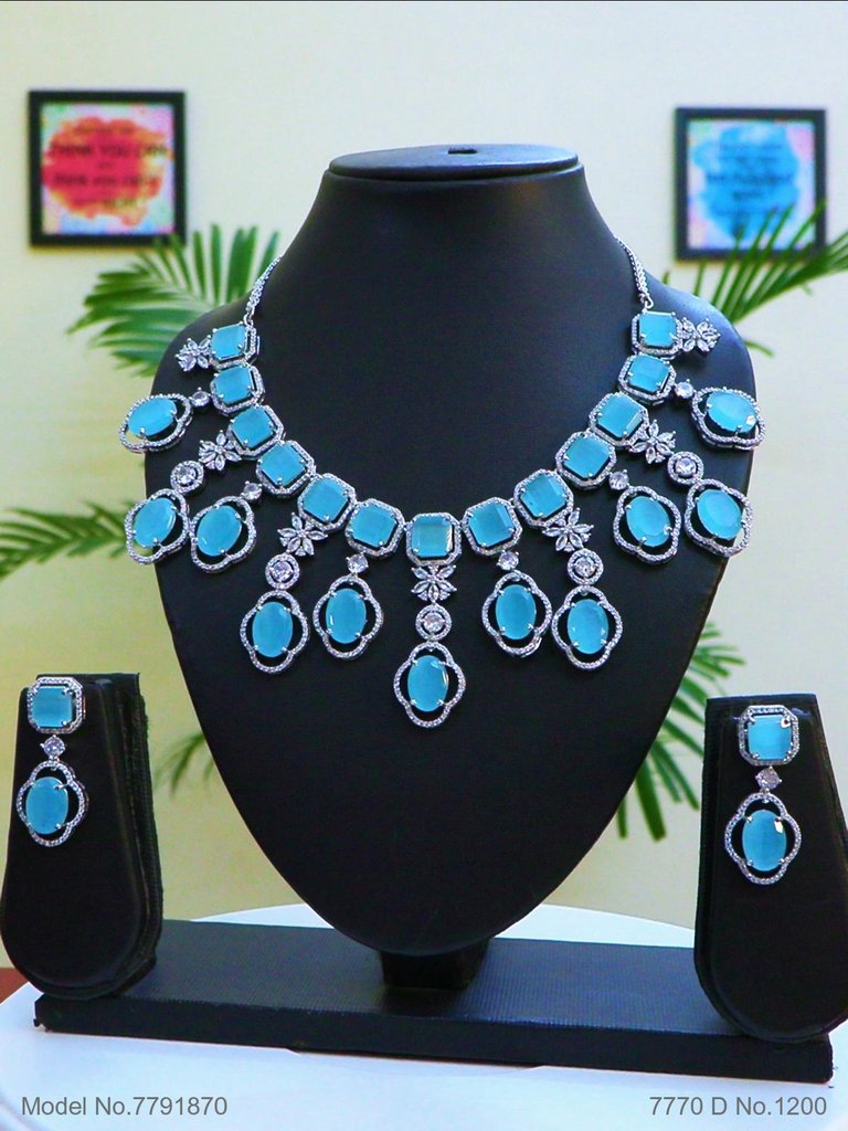 Imitation Diamond Cz Jewelry Set - Amaara World