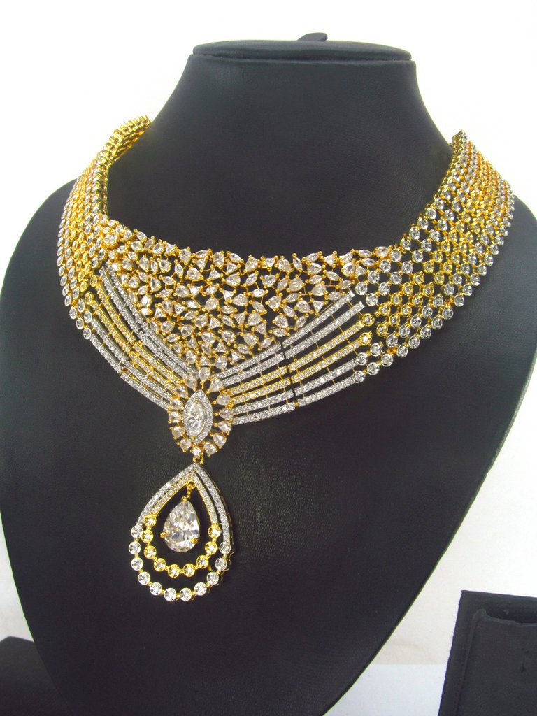 Artificial Diamond Cz Jewelry Set - 7732404 - View 2