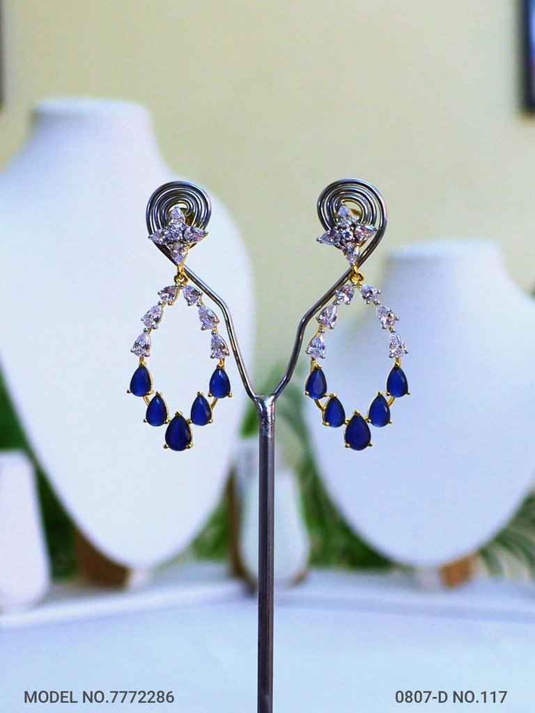 Zircon Earrings | Cz / AD Jewelry - Amaara World
