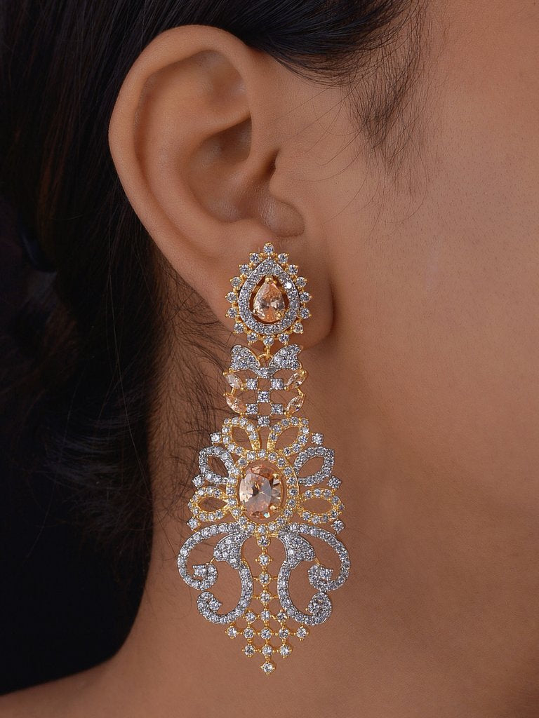 Imitation Diamond Cz Jewelry Set - 7730324 - View 2