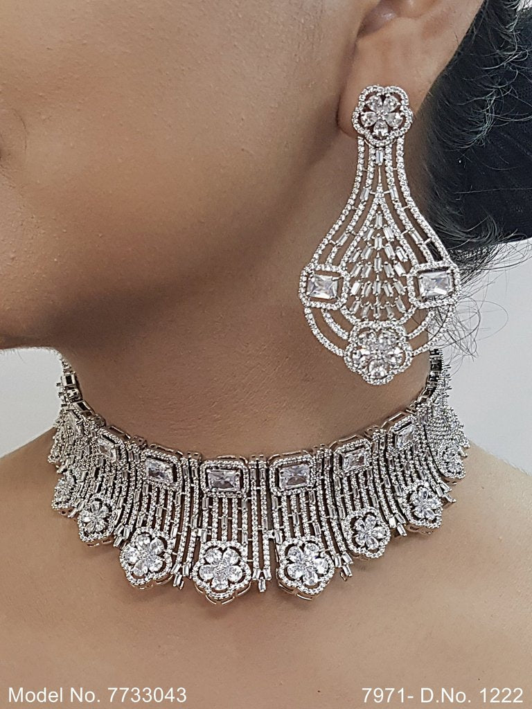 Real Zircon Fashion Jewelry Set - 7733043 - View 1