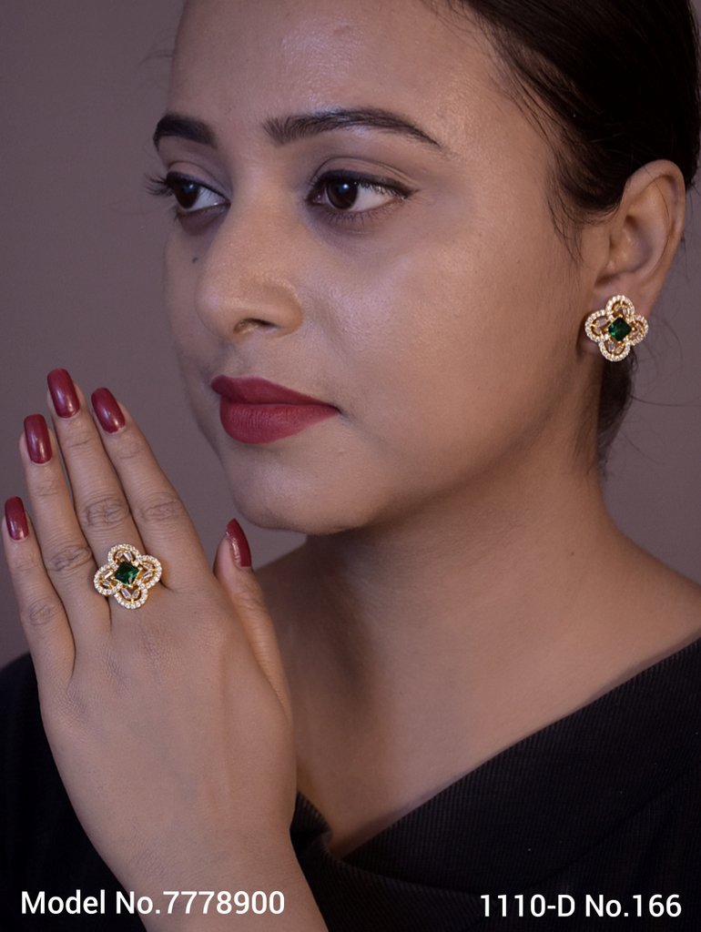 Earring With Finger Rings