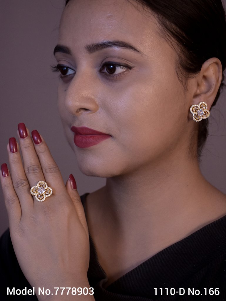 Earring With Finger Rings - Style 3 - Amaara World