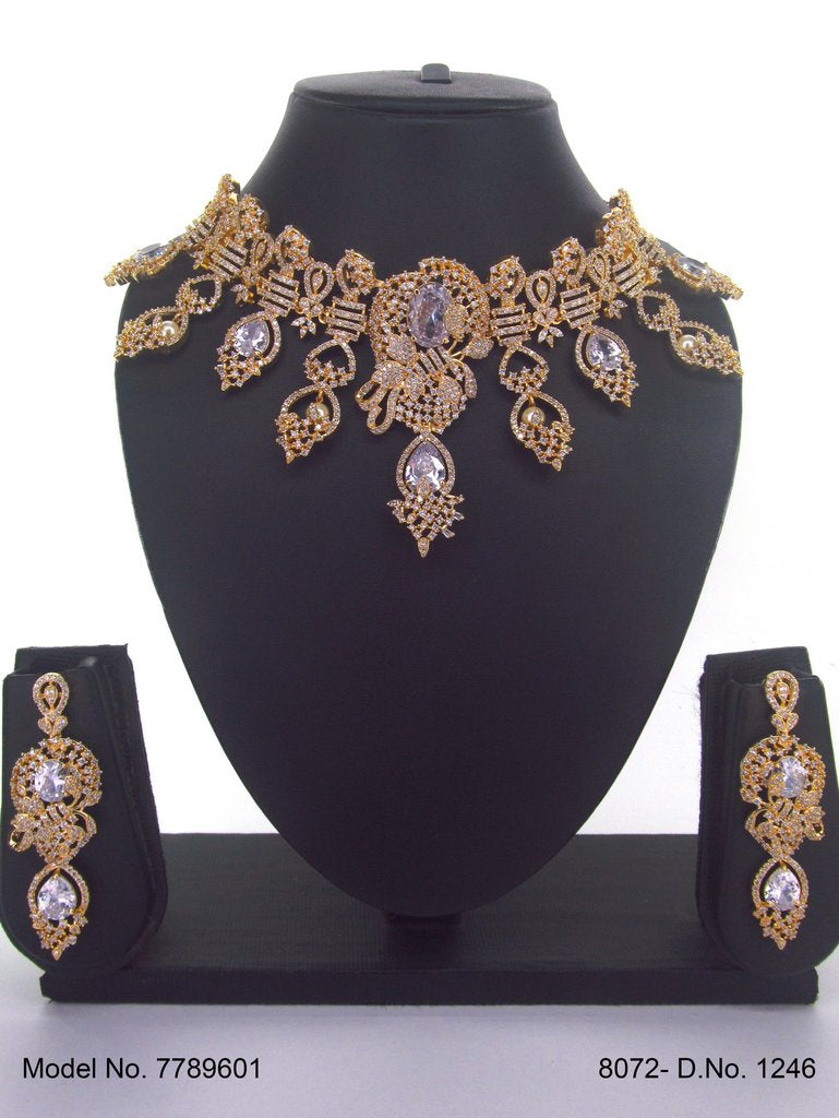 Imitation Diamond Cz Jewelry Set - Amaara World