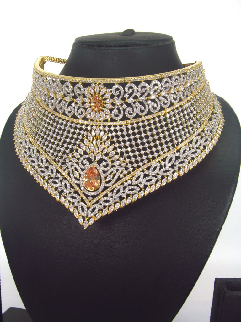 Imitation Diamond Cz Jewelry Set - 7731259 - View 2