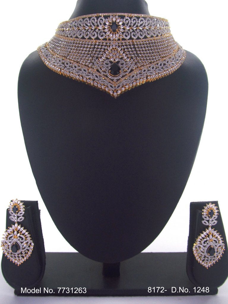 Imitation Diamond Cz Jewelry Set - 7731259 - Color variant