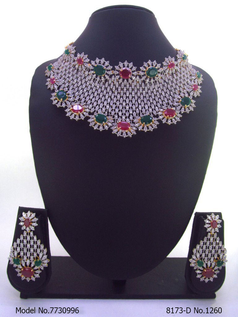 Wedding Jewelry | Made of Zircons - 7730995 - Color variant