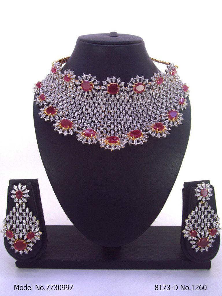 Wedding Jewelry | Made of Zircons - 7730995 - Color variant