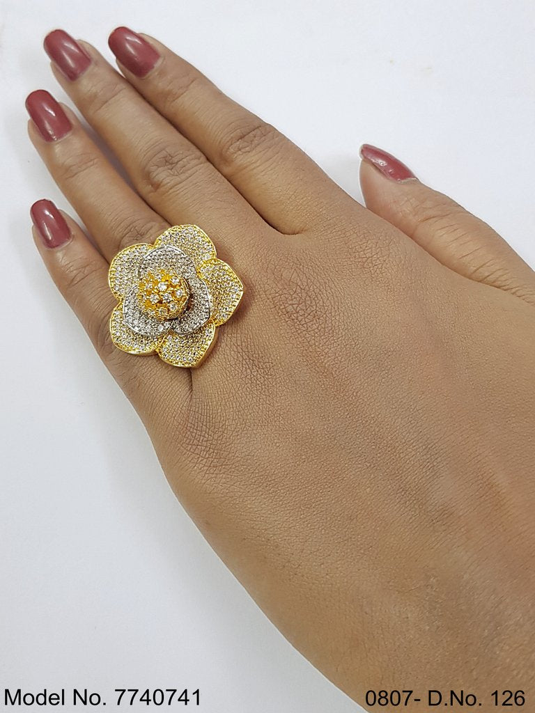 Party Wear CZ Ring - Amaara World USA - SKU 7740741