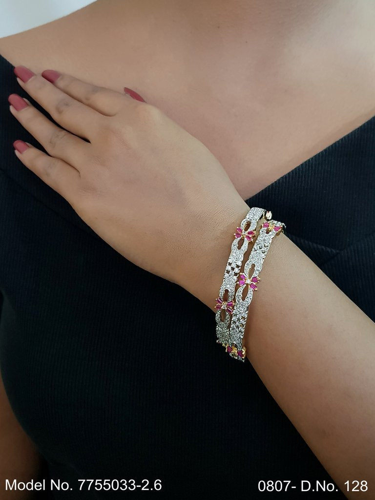 Fine Shine Bangles - View 2 - Amaara World