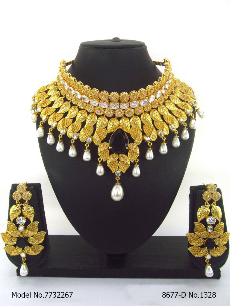 Choker Jewelry Set for Wedding Occasions - 7732267 - View 1