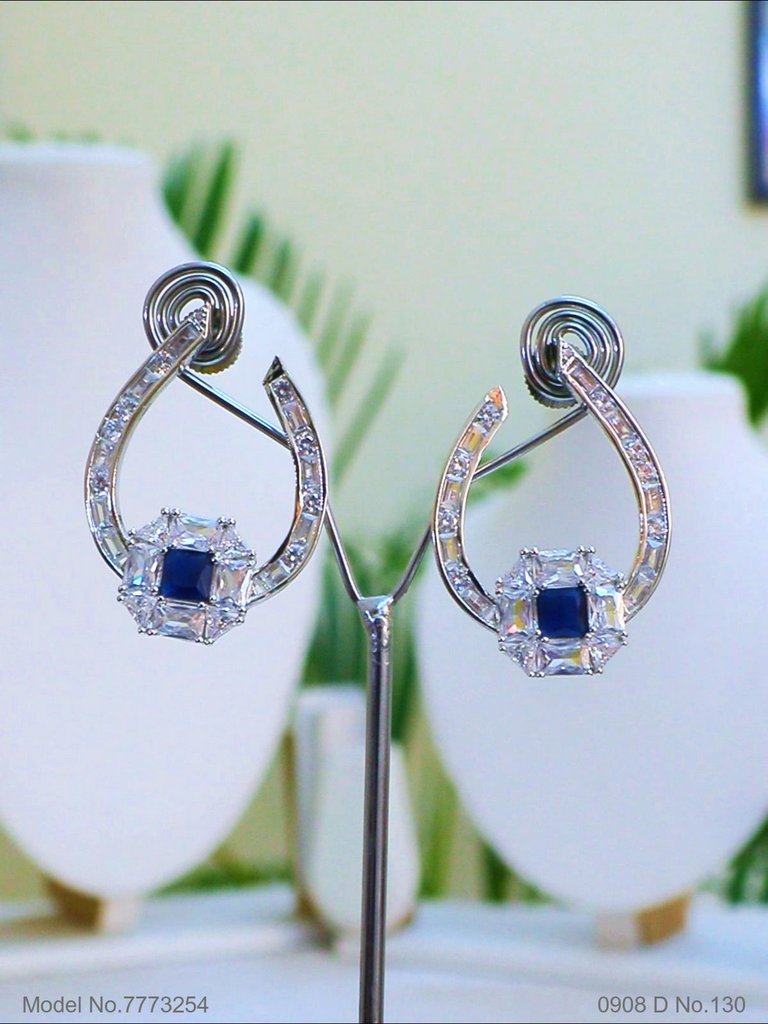 Designer Handmade Cz Earrings - Amaara World
