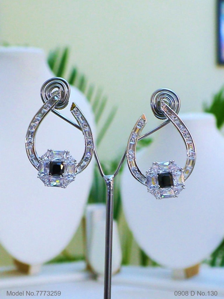 Original Zircon Long Earrings - Amaara World