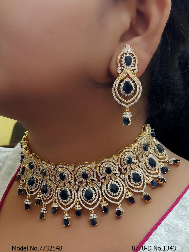 eye catchy Necklace set - 7732543 - Color variant