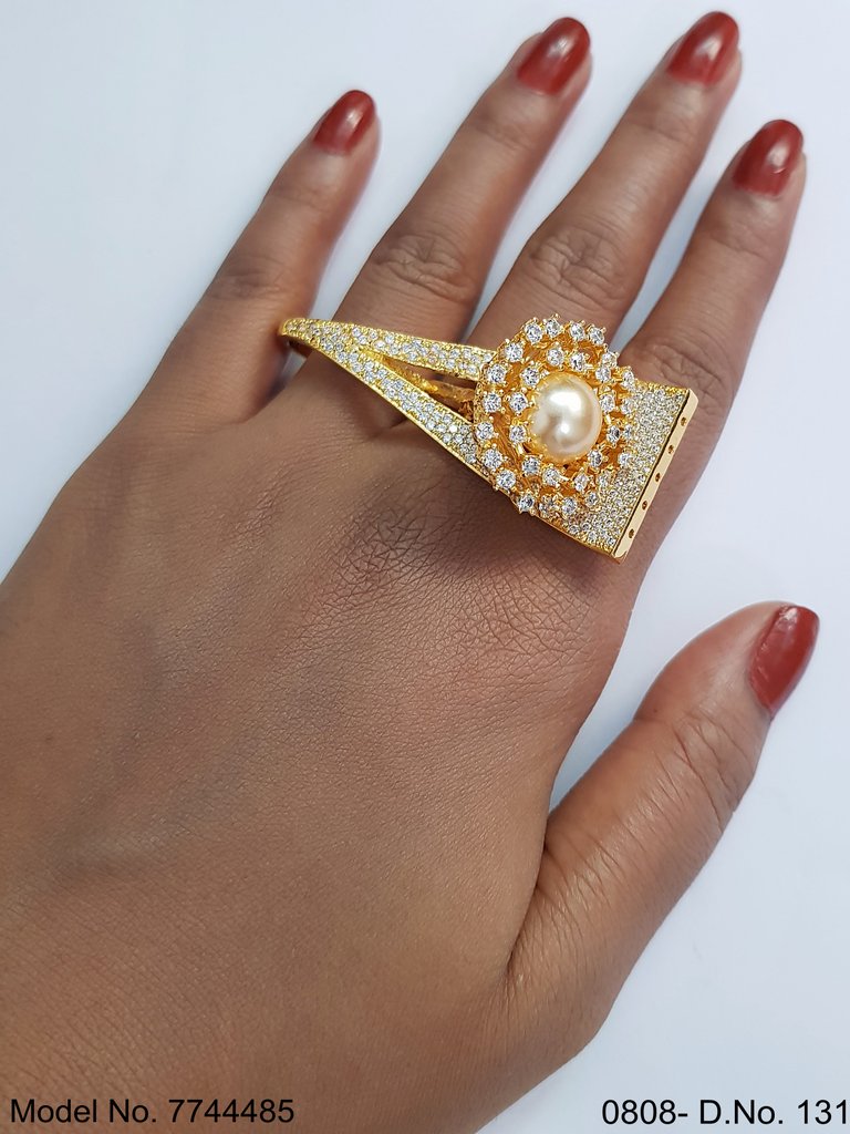 Crystal Touch Ring - View 2 - Amaara World