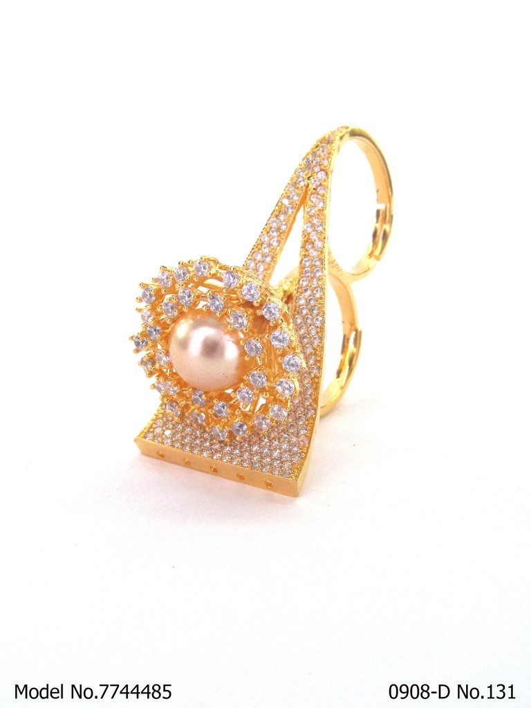 Crystal Touch Ring - View 3 - Amaara World