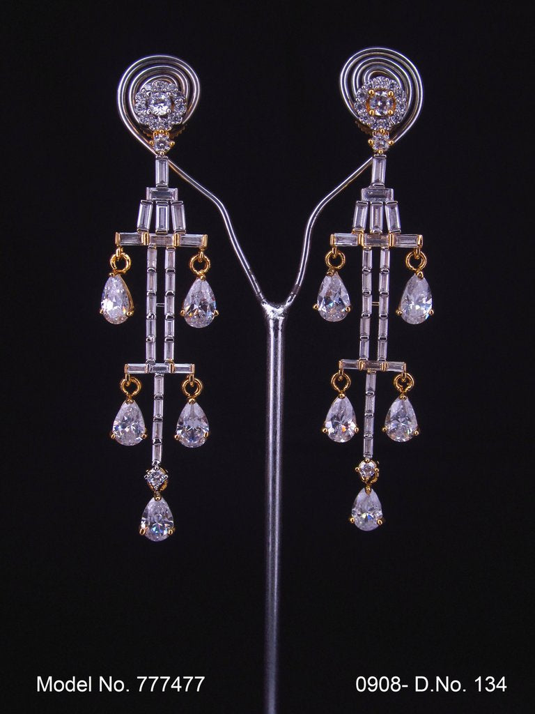 American Diamond Earrings - Amaara World