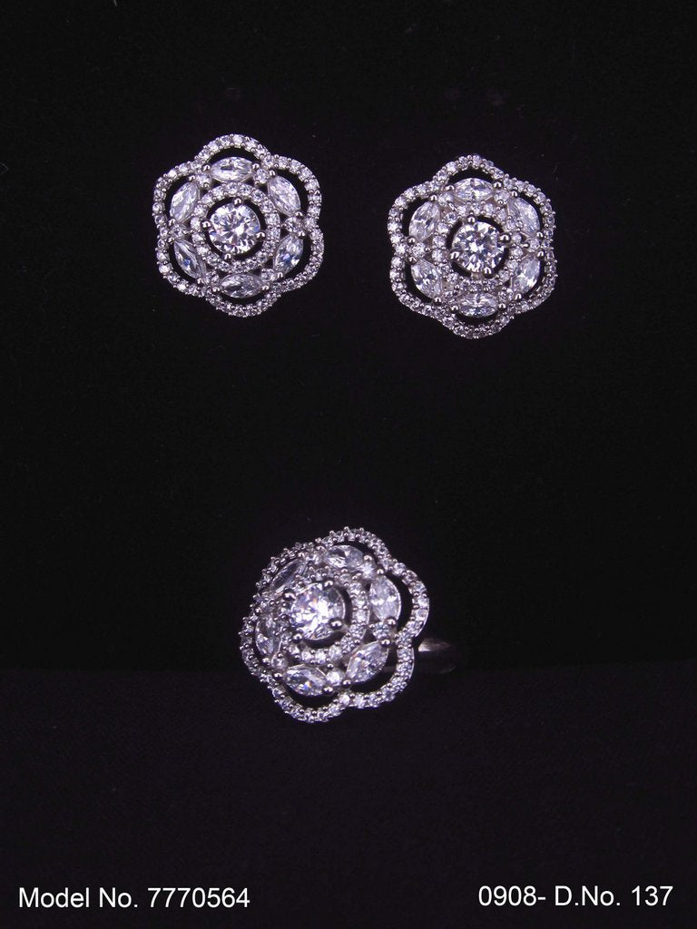 Earring With Finger Rings - Style 1 - Amaara World
