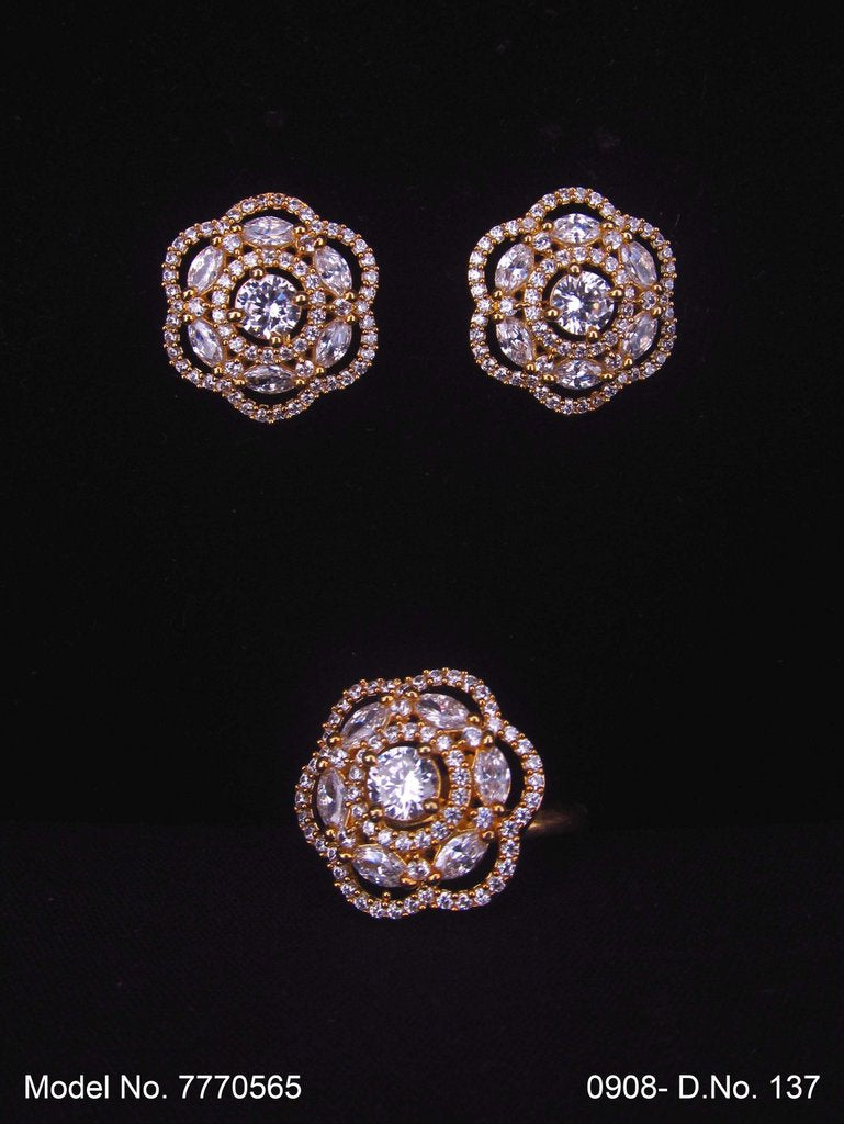 Earring With Finger Rings - Style 2 - Amaara World