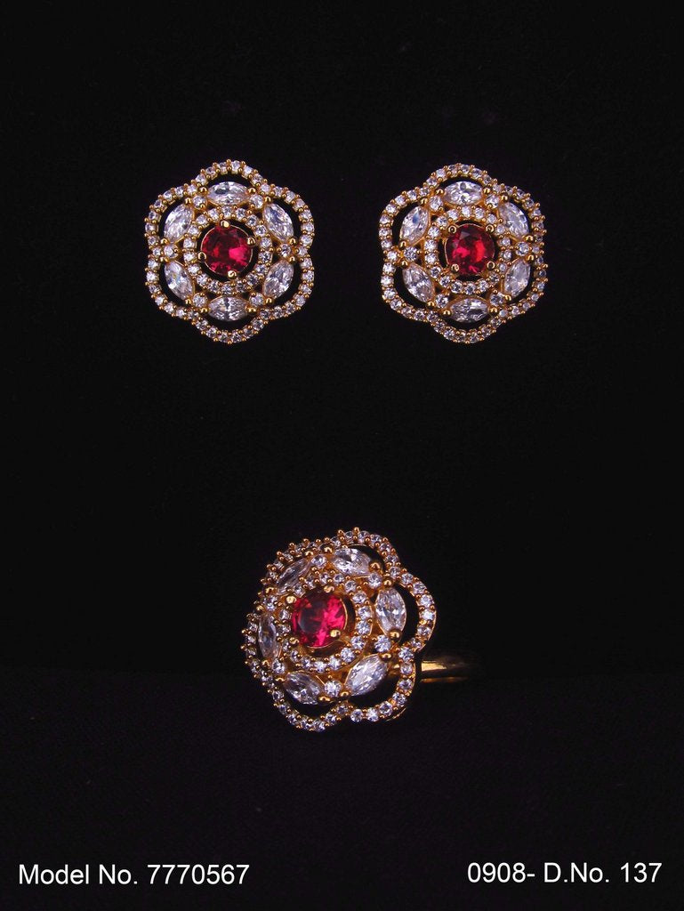Earring With Finger Rings - Style 4 - Amaara World