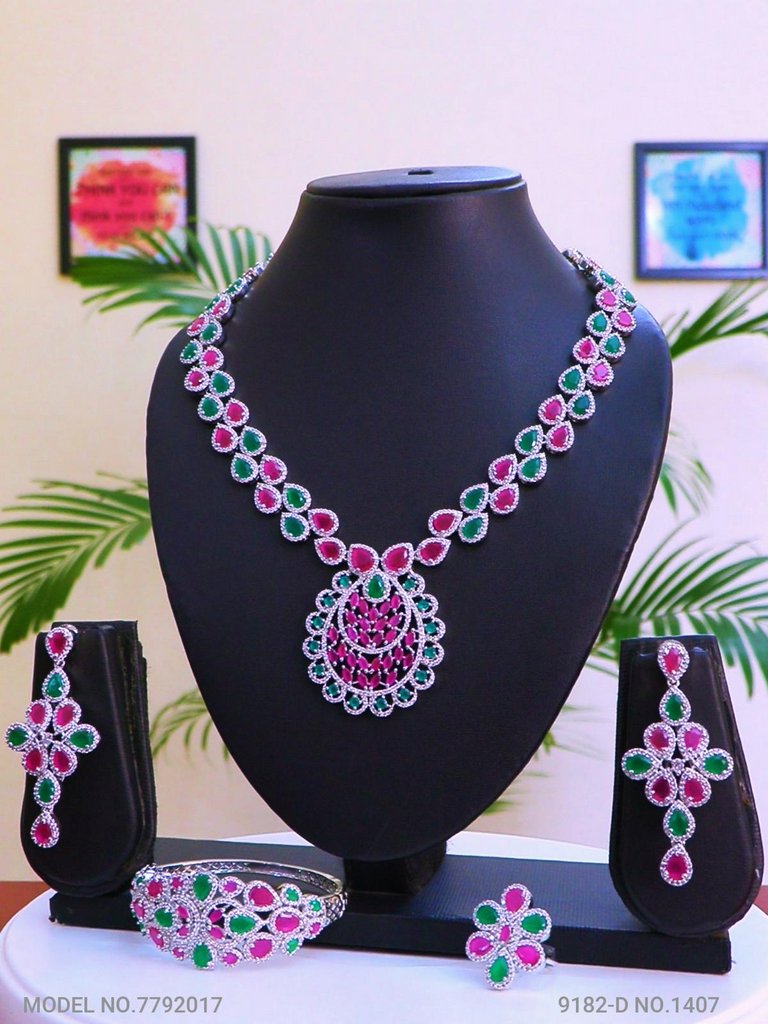 Original Zircon Necklace Set - Amaara World