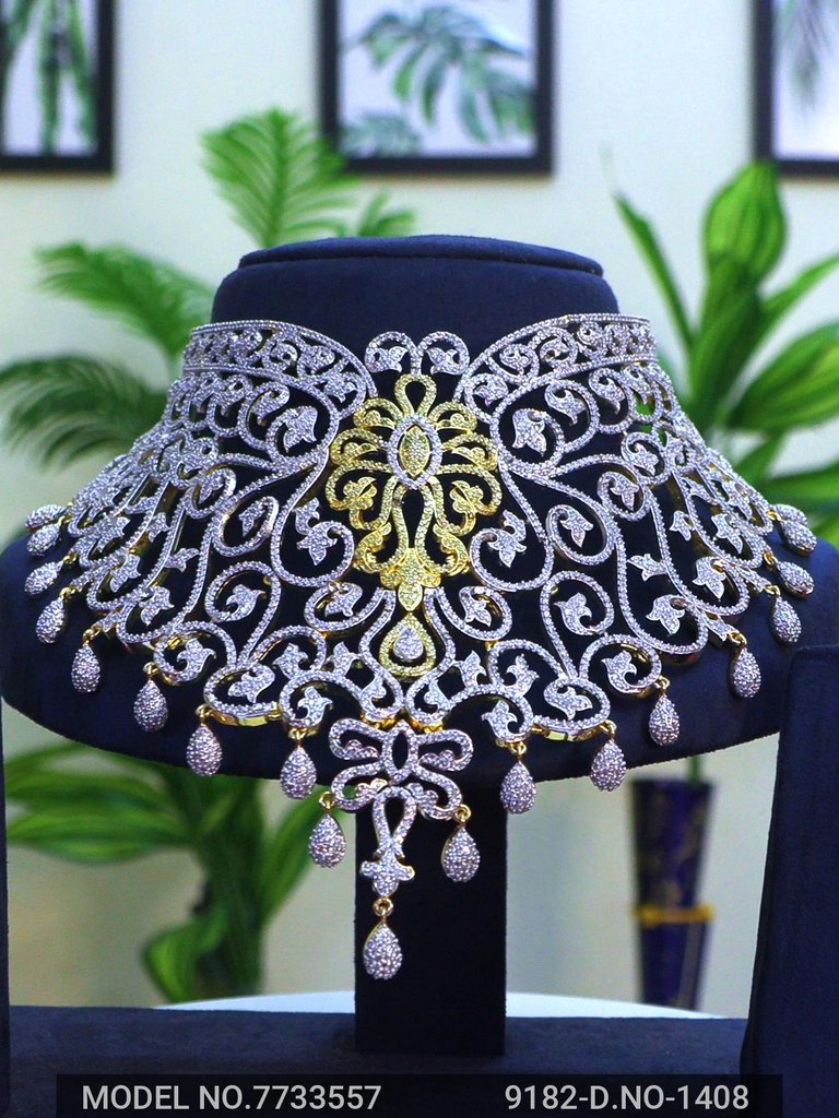 Choker Jewelry Set For Wedding Occasions - 7733557 - View 2
