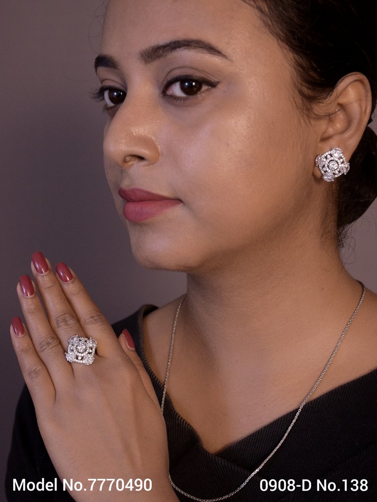 Earring With Finger Rings - Style 1 - Amaara World