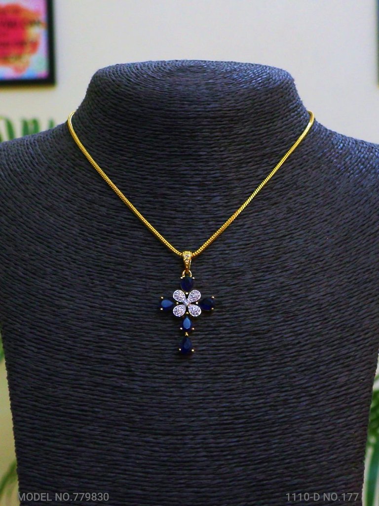 Cz Designer Pendants - View 2 - Amaara World