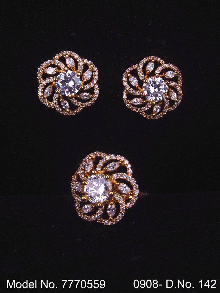 Earring With Finger Rings - Style 1 - Amaara World