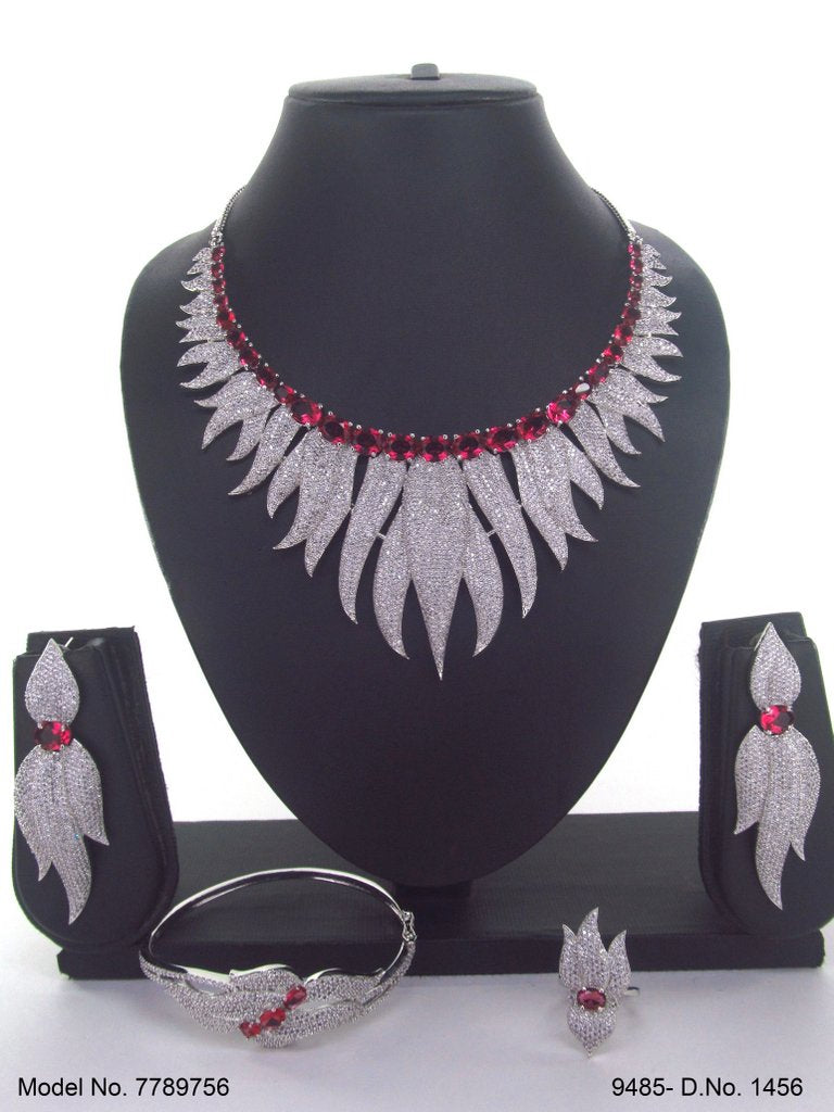 Bridesmaid Necklace Set for Traditional Weddings - Amaara World