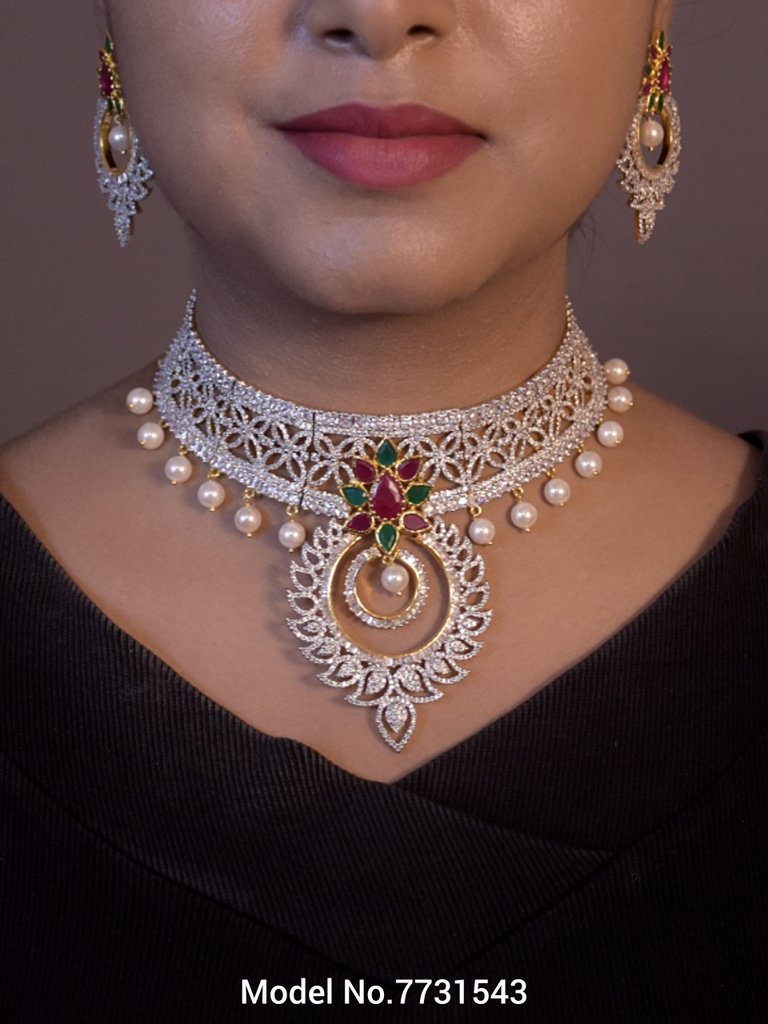 Necklace Set | Original AD / Cubic Zircon - 7731543 - View 2