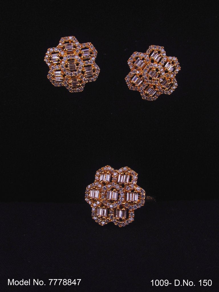Earring With Finger Rings