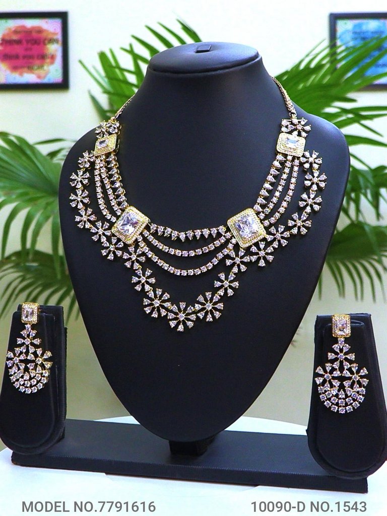 Artificial Diamond Cz Jewelry Set - Amaara World