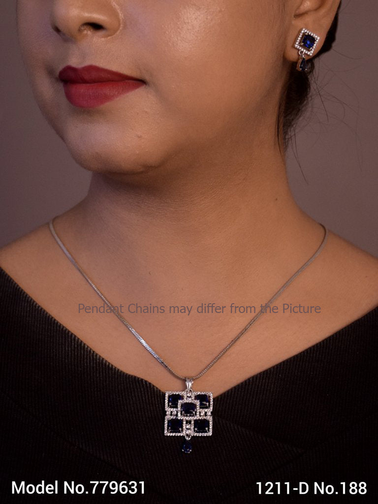 Original Cubic Zircon | Classic Pendant Set - Style 3 - Amaara World