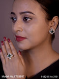 Earring With Finger Rings