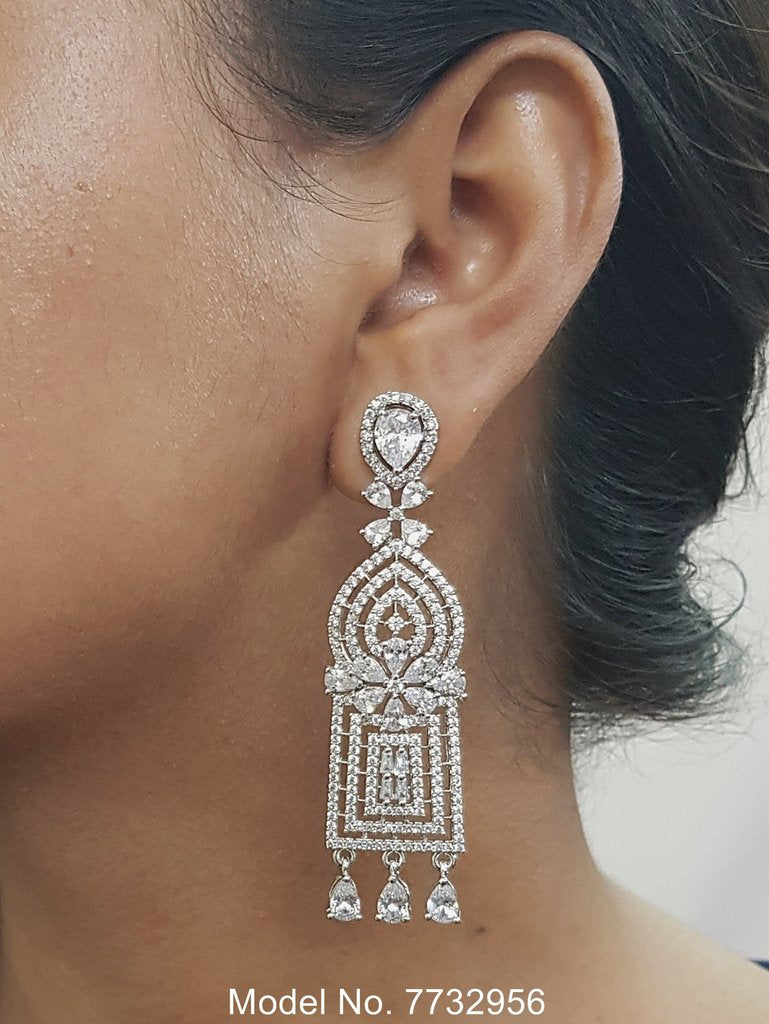 Artificial Diamond Cz Jewelry Set - 7732956 - View 3