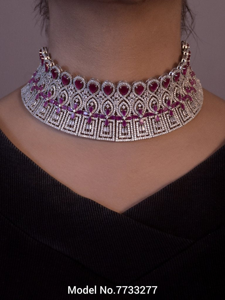Diamond Replica Jewelry Set | - View B