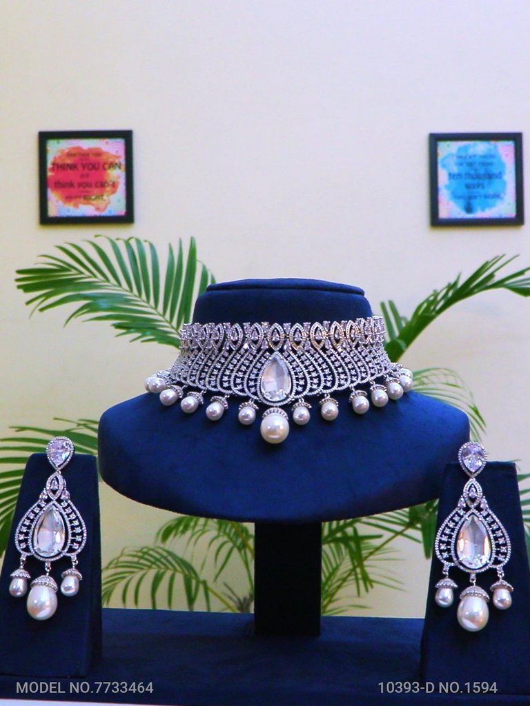 Designer Handmade Cz Jewelry - 7733464 - View 1
