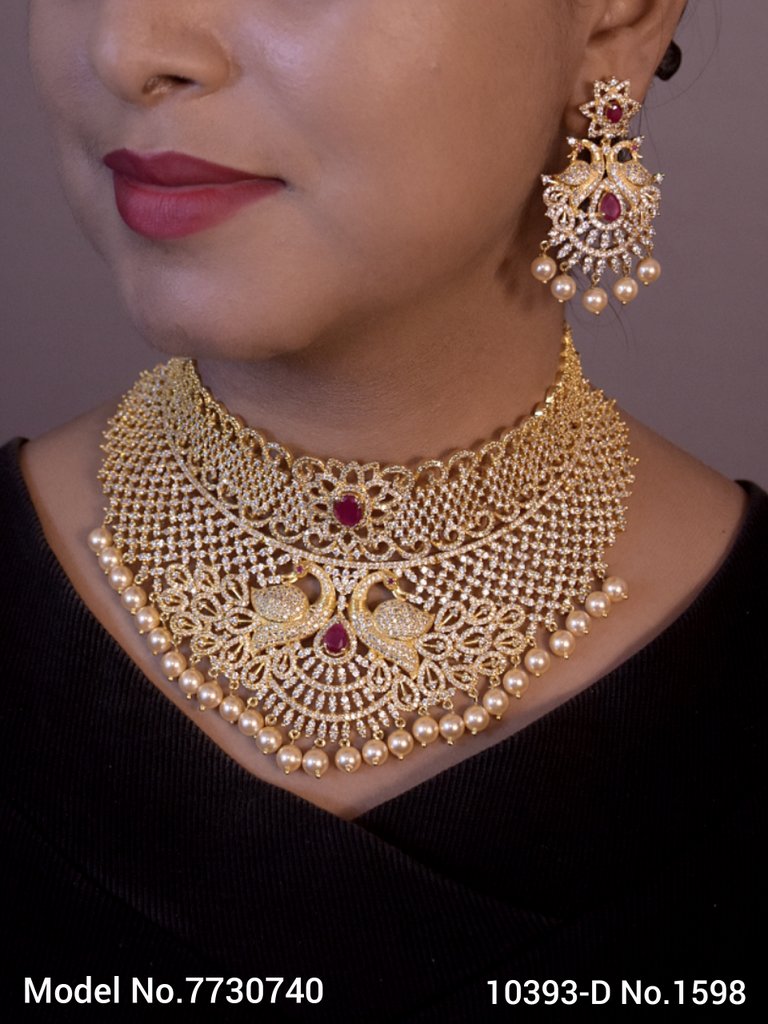 Popular Party Wear Jewelry Set - 7730740 - View 2