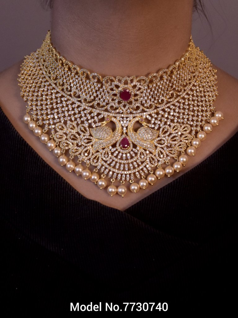 Popular Party Wear Jewelry Set - 7730740 - View 3
