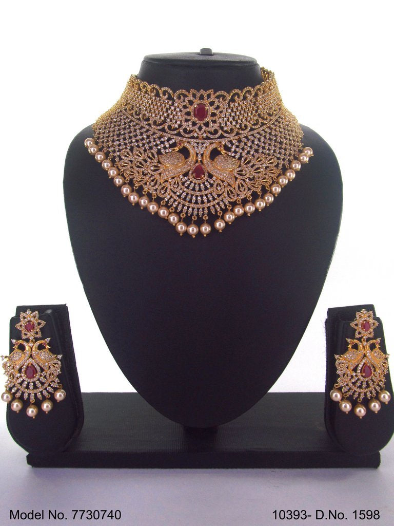 Popular Party Wear Jewelry Set - 7730740 - View 1