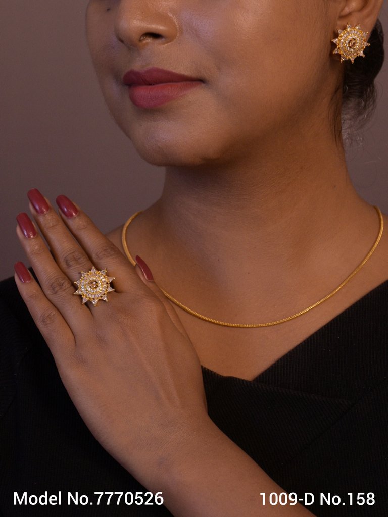 Earring With Finger Rings - Style 2 - Amaara World