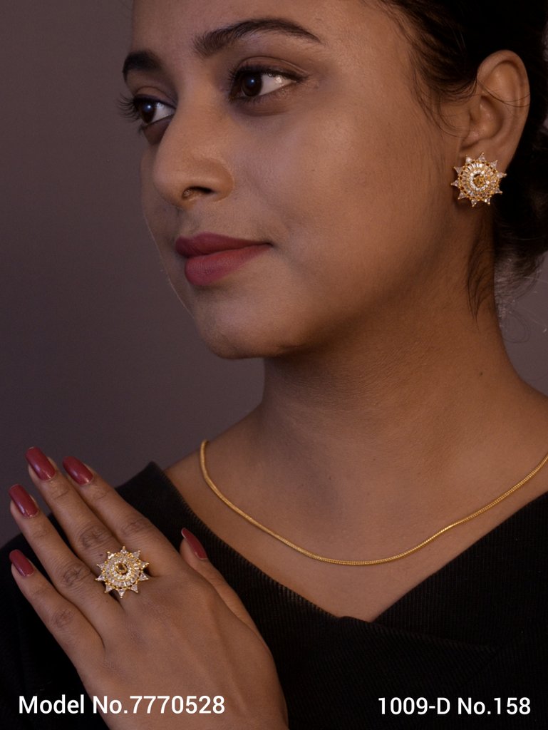 Earring With Finger Rings - Style 4 - Amaara World