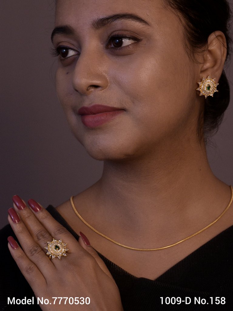 Earring With Finger Rings - Style 6 - Amaara World