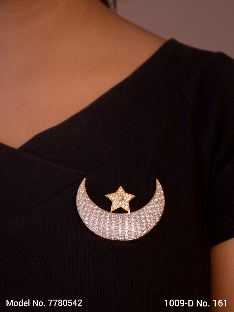 CZ Brooch - Style 2 - Amaara World