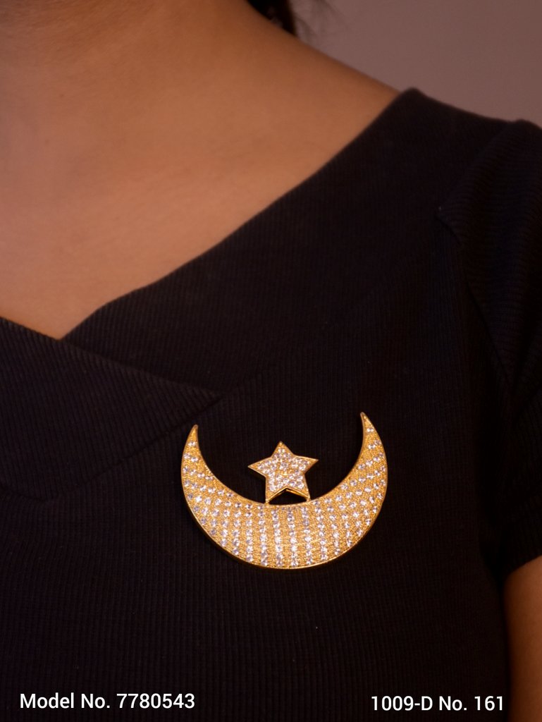 CZ Brooch - Style 3 - Amaara World