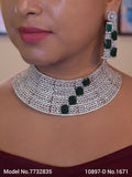 Necklace Set with Classic earrings - 7732835 - View 1