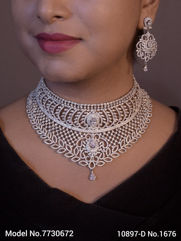 Cz Jewelry Set | Made in India - 7730672 - View 1