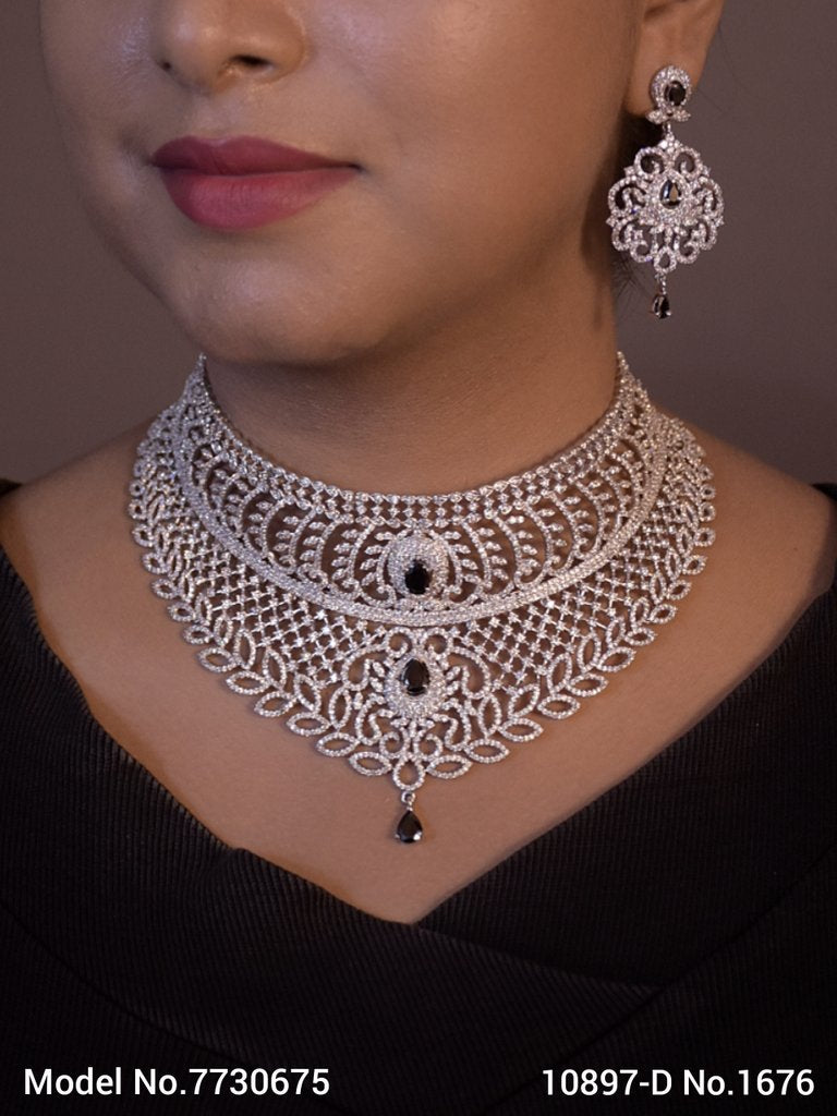 Cz Jewelry Set | Made in India - 7730672 - Color variant